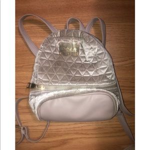 BEBE Velvet Quilted Small Backpack 🎒